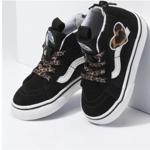 Baby Vans léopard sneakers- size 4